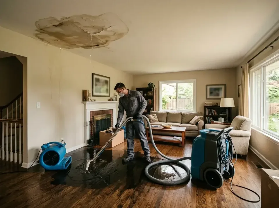 attic-pipe-burst-ceiling-drip-008 — frequently asked questions, Water Damage Restoration & Carpet Care in Homeland Park, SC
